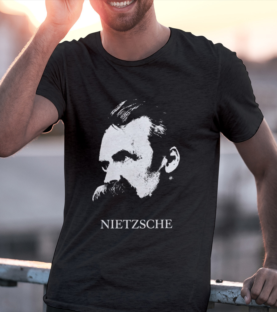 Gdragon Enfants Riches Deprimes Nietzsche Portrait Vintage Aesthetic T-Shirt