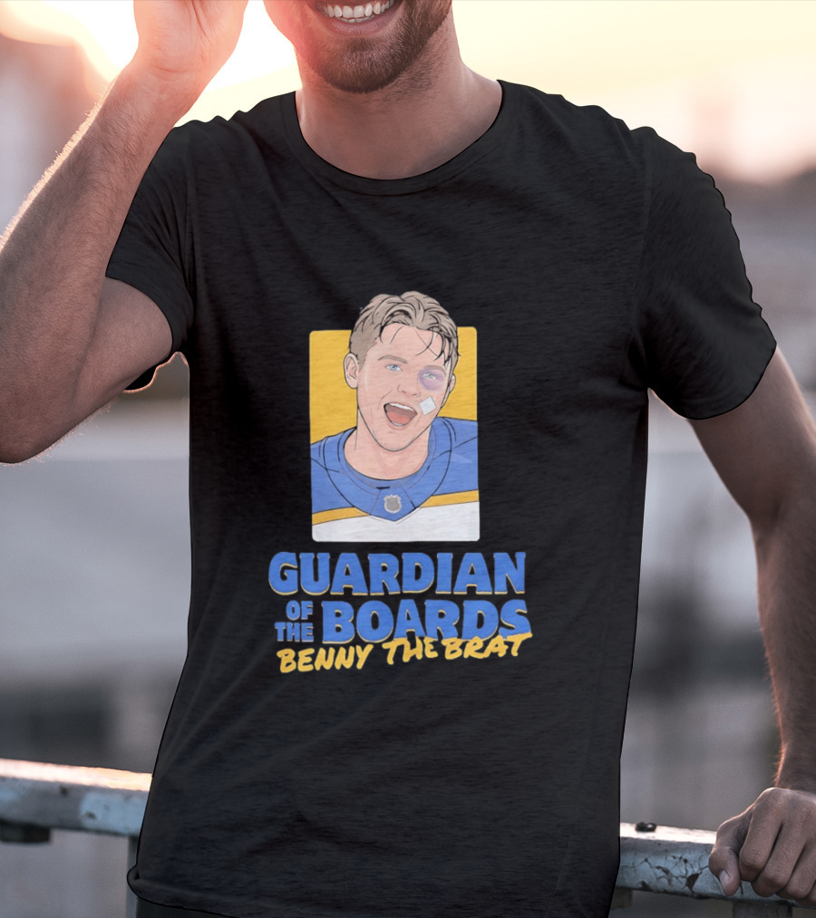 Guardian Of The Boards Benny The Brat Buffalo Sabres Hockey Player T-Shirt
