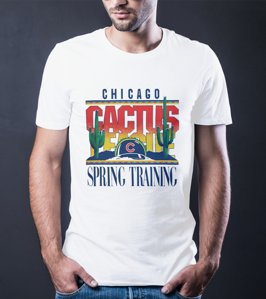 Chicago Cubs Cactus League Spring Training 2026 Helmet T-Shirt