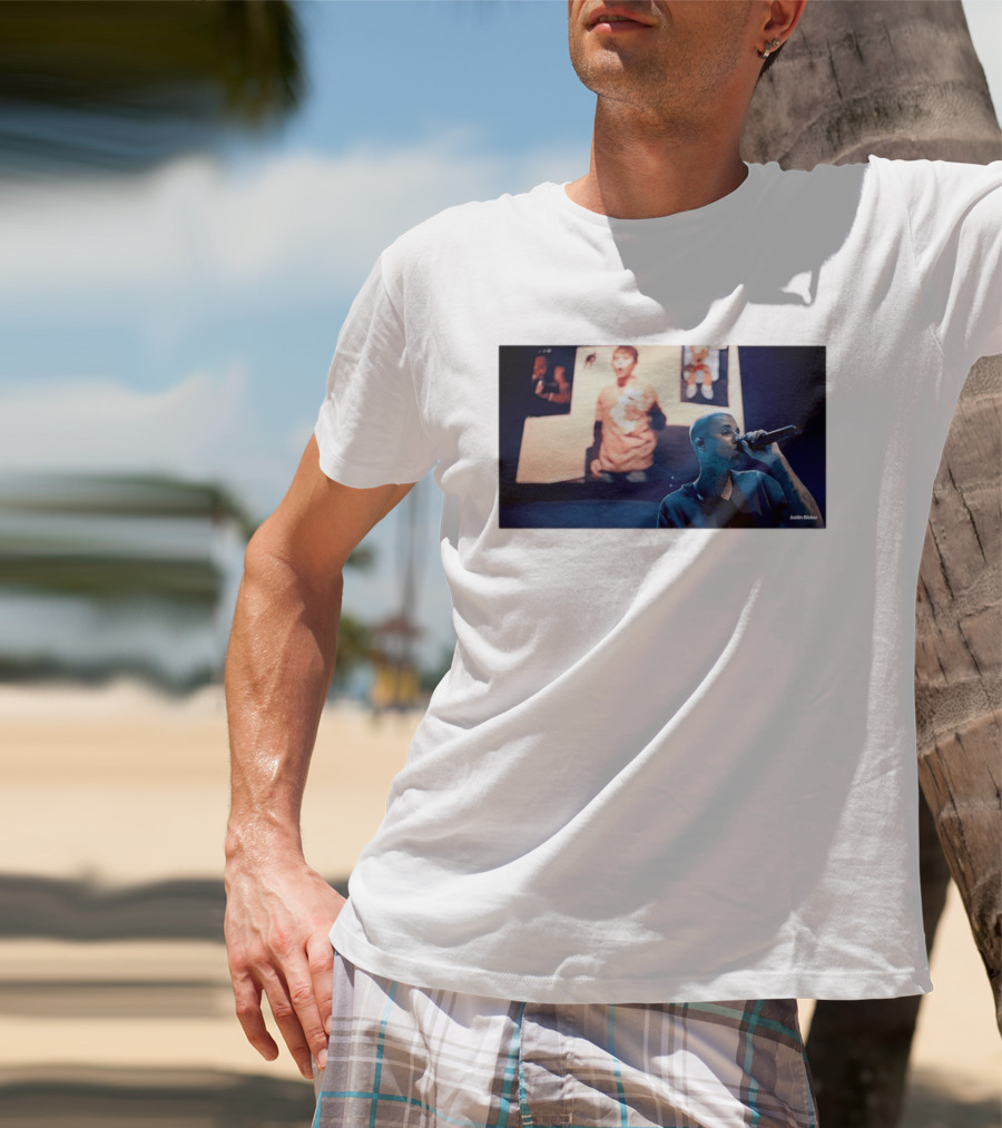 Justin Bieber Coachella Singing Nostalgia With You 2000s Fashion T-Shirt