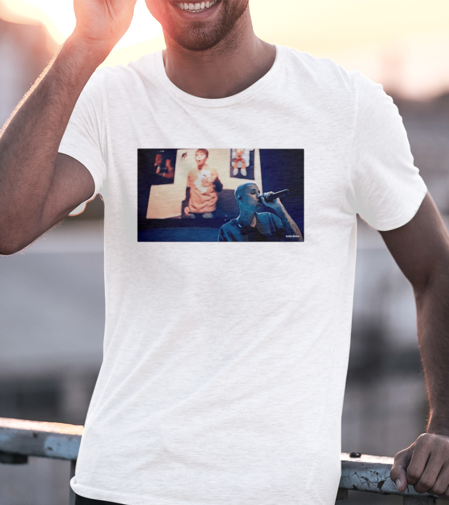 Justin Bieber Coachella Singing Nostalgia With You 2000s Fashion T-Shirt