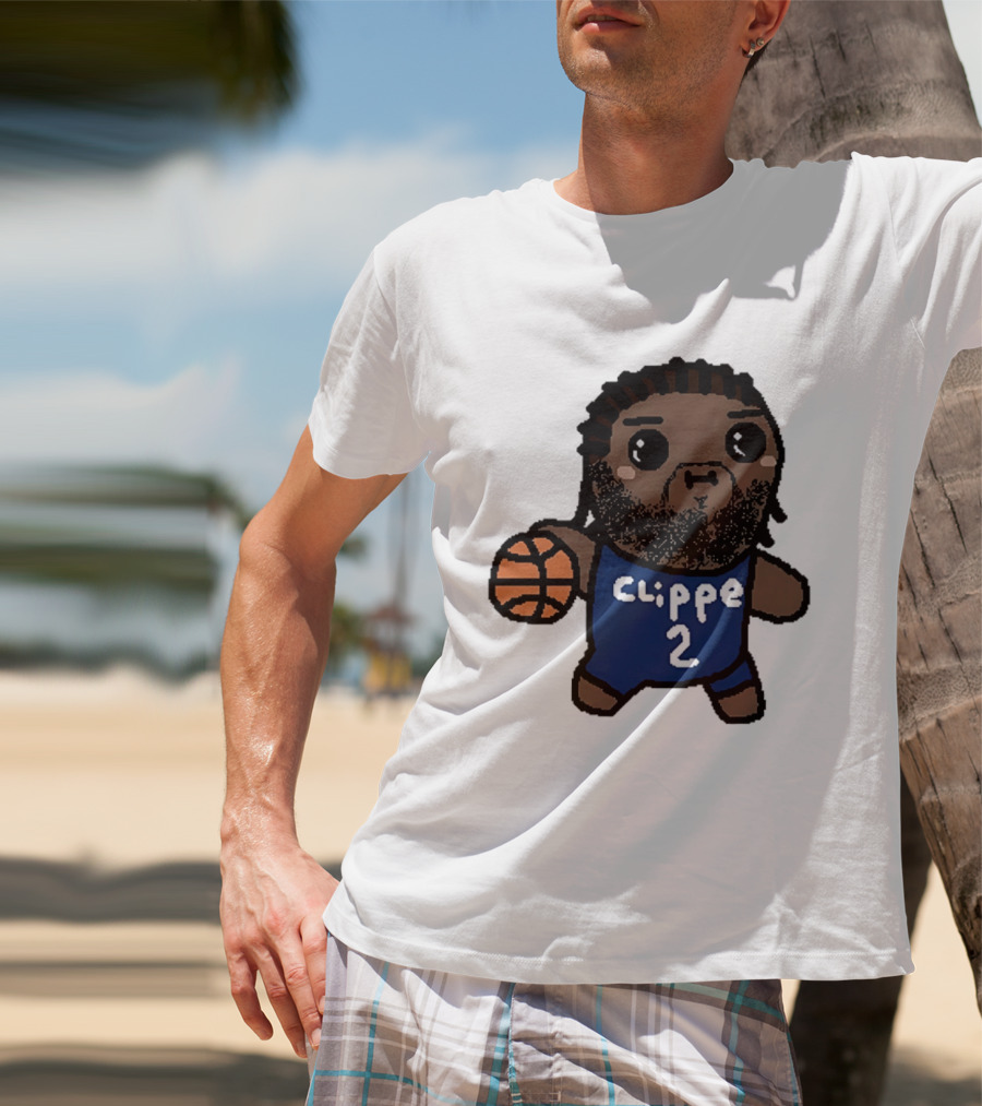 Kawaii Leonard Clipper 2 Los Angeles Cartoon Basketball T-Shirt