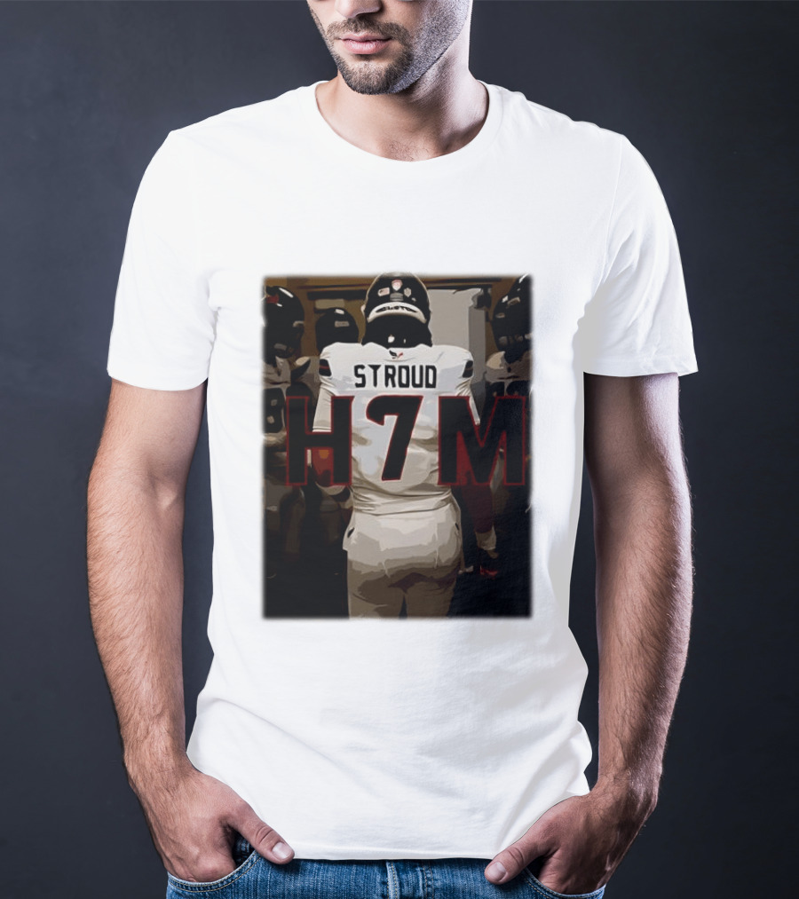 C.J. Stroud H7M Houston Texans Football Player T-Shirt
