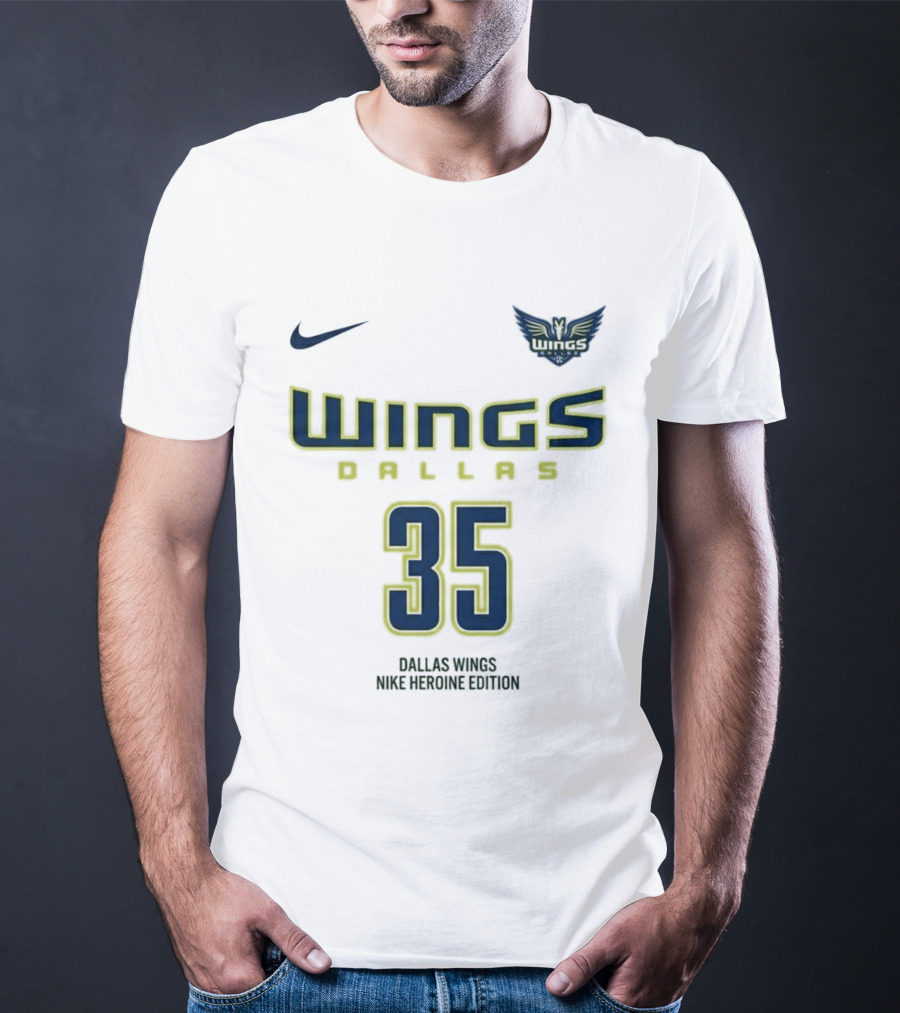 Wings Dallas Big Texas 35 Nike Heritage Edition T-Shirt