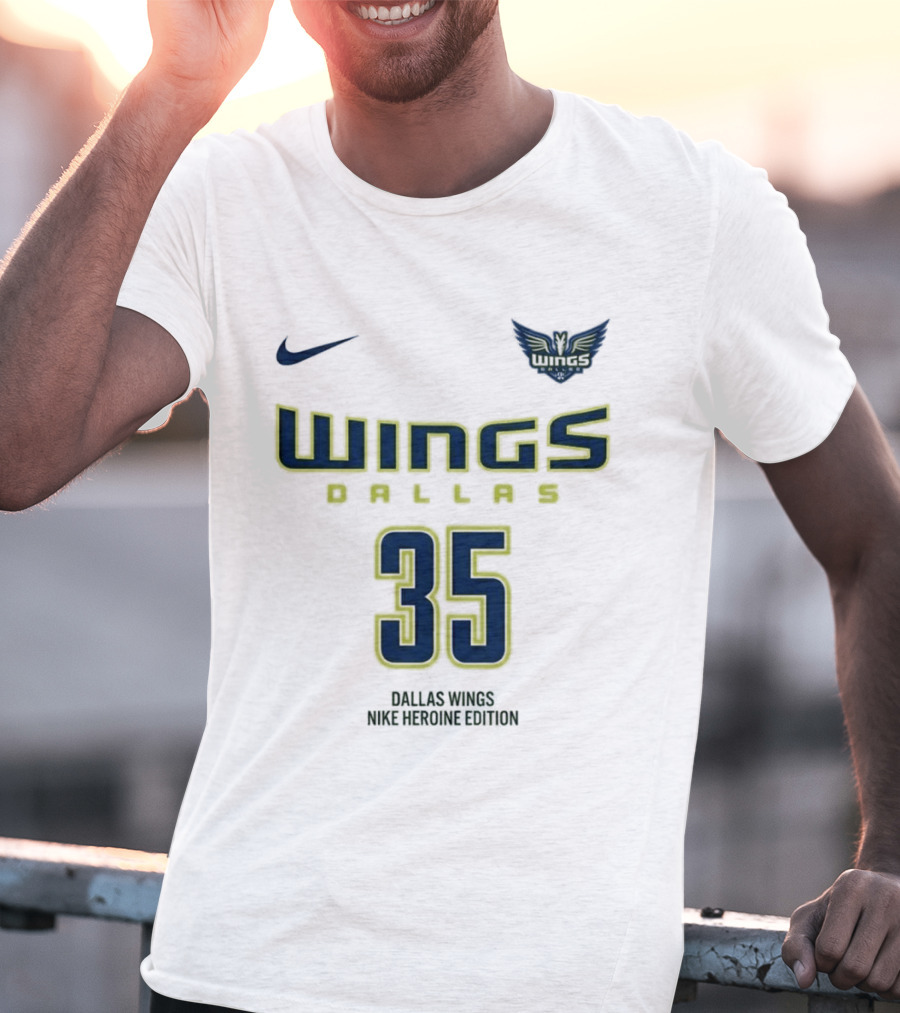 Wings Dallas Big Texas 35 Nike Heritage Edition T-Shirt