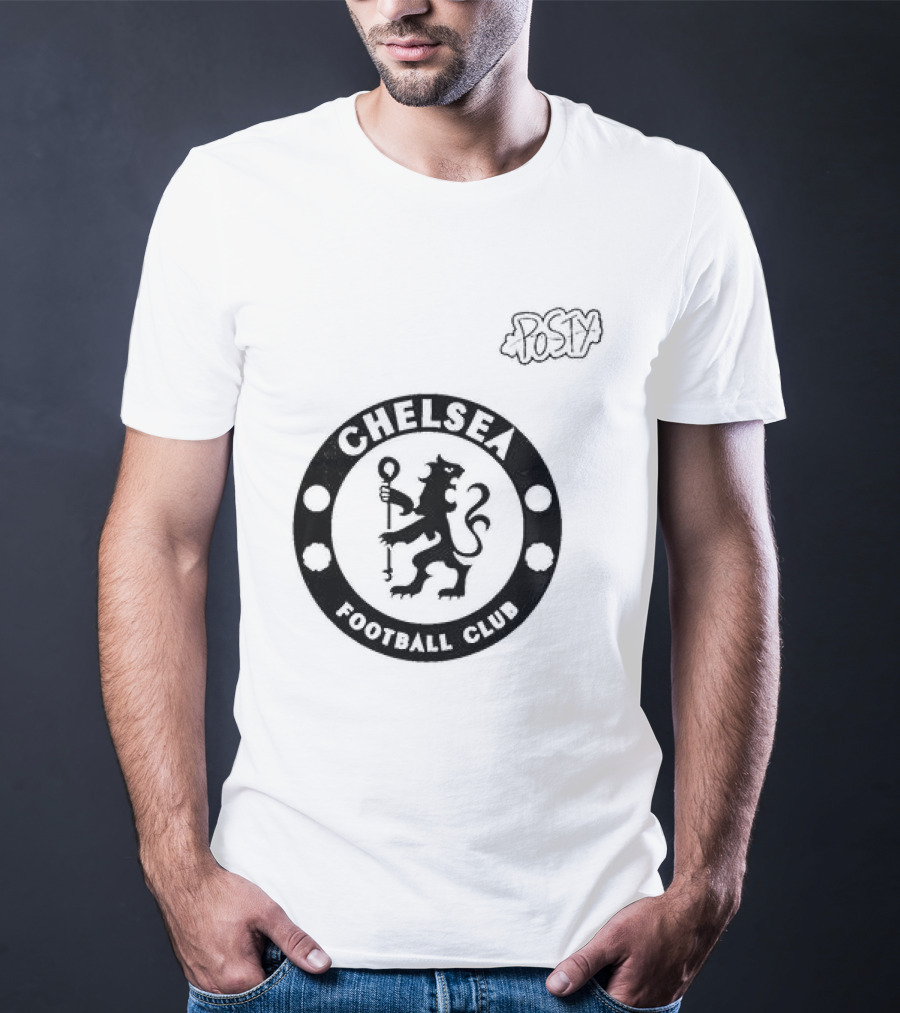 Chelsea Football Club Post Malone The Big Ass World Tour Collaboration T-Shirt