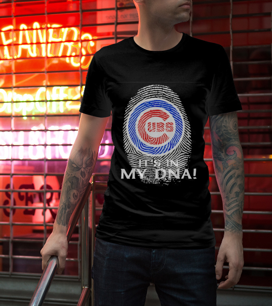 Chicago Cubs DNA Fingerprint It's In My DNA T-Shirt