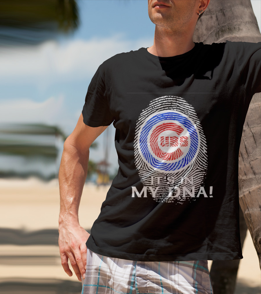 Chicago Cubs DNA Fingerprint It's In My DNA T-Shirt