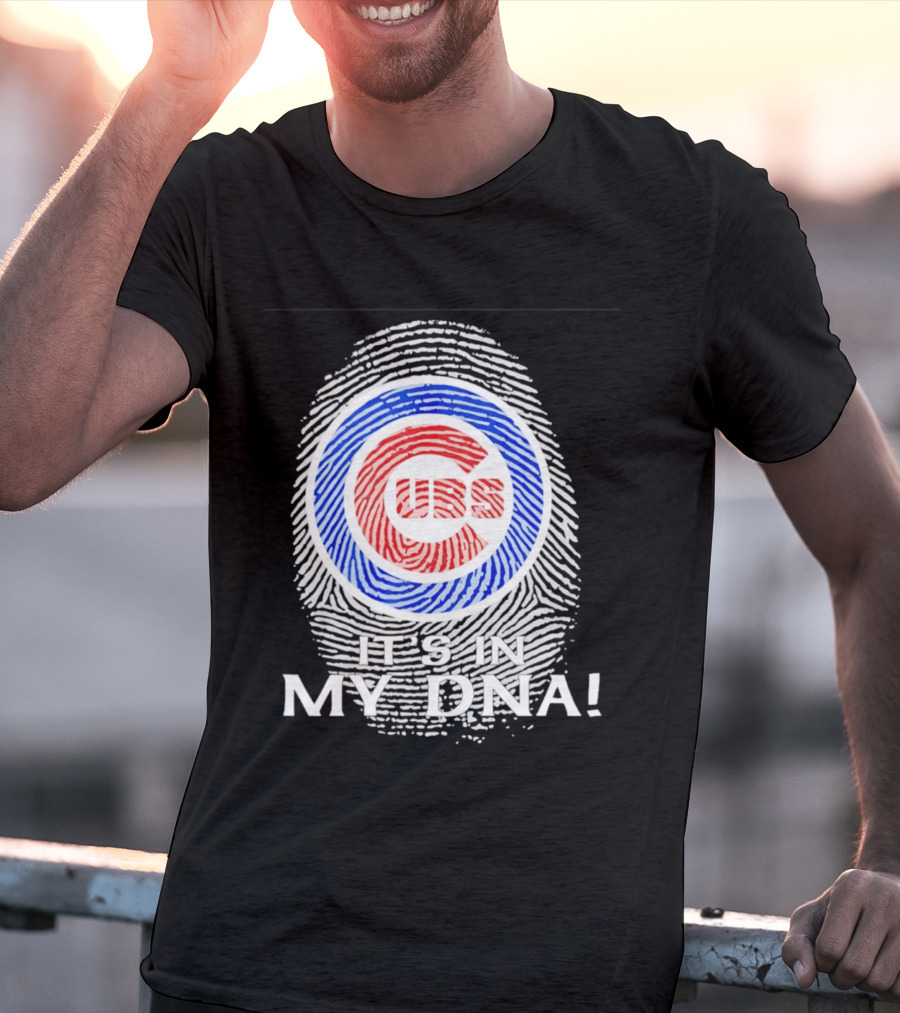 Chicago Cubs DNA Fingerprint It's In My DNA T-Shirt
