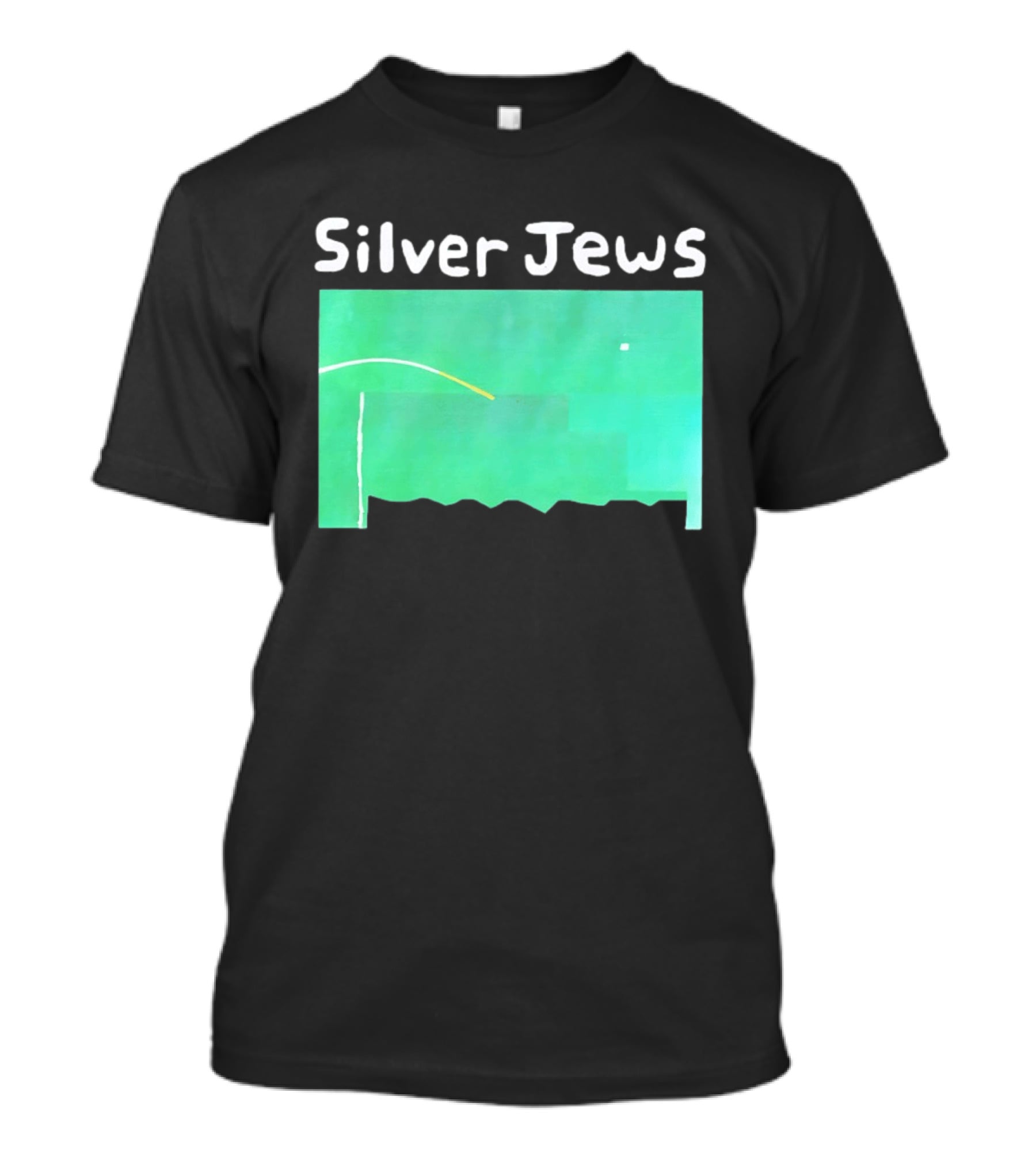 Silver Jews Green Abstract T-Shirt