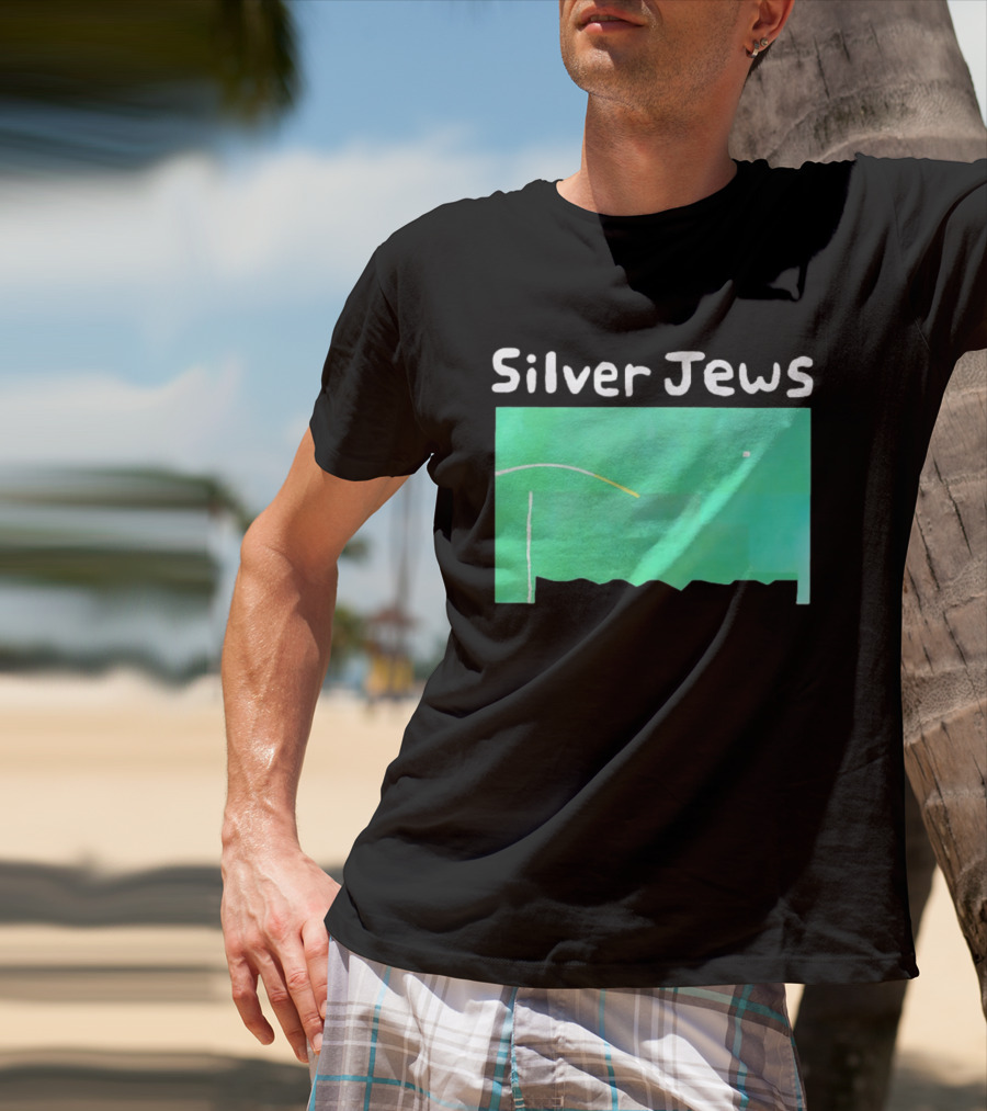 Silver Jews Green Abstract T-Shirt