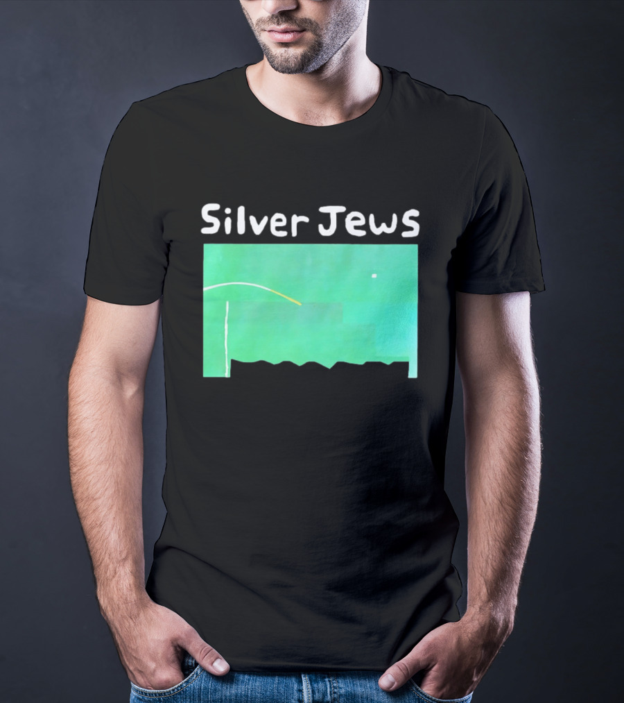 Silver Jews Green Abstract T-Shirt
