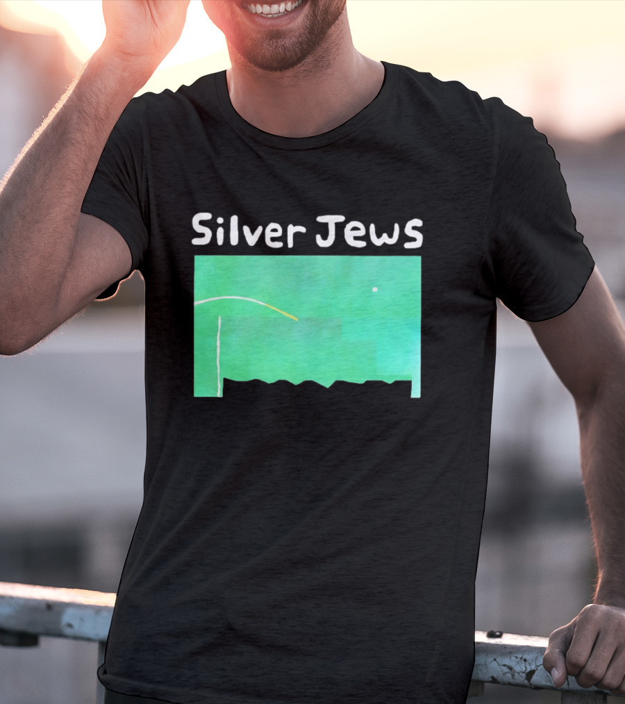 Silver Jews Green Abstract T-Shirt