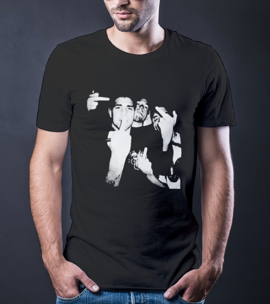 Mike Perry Nate Diaz Brothers Pose Iconic MMA Gesture T-Shirt