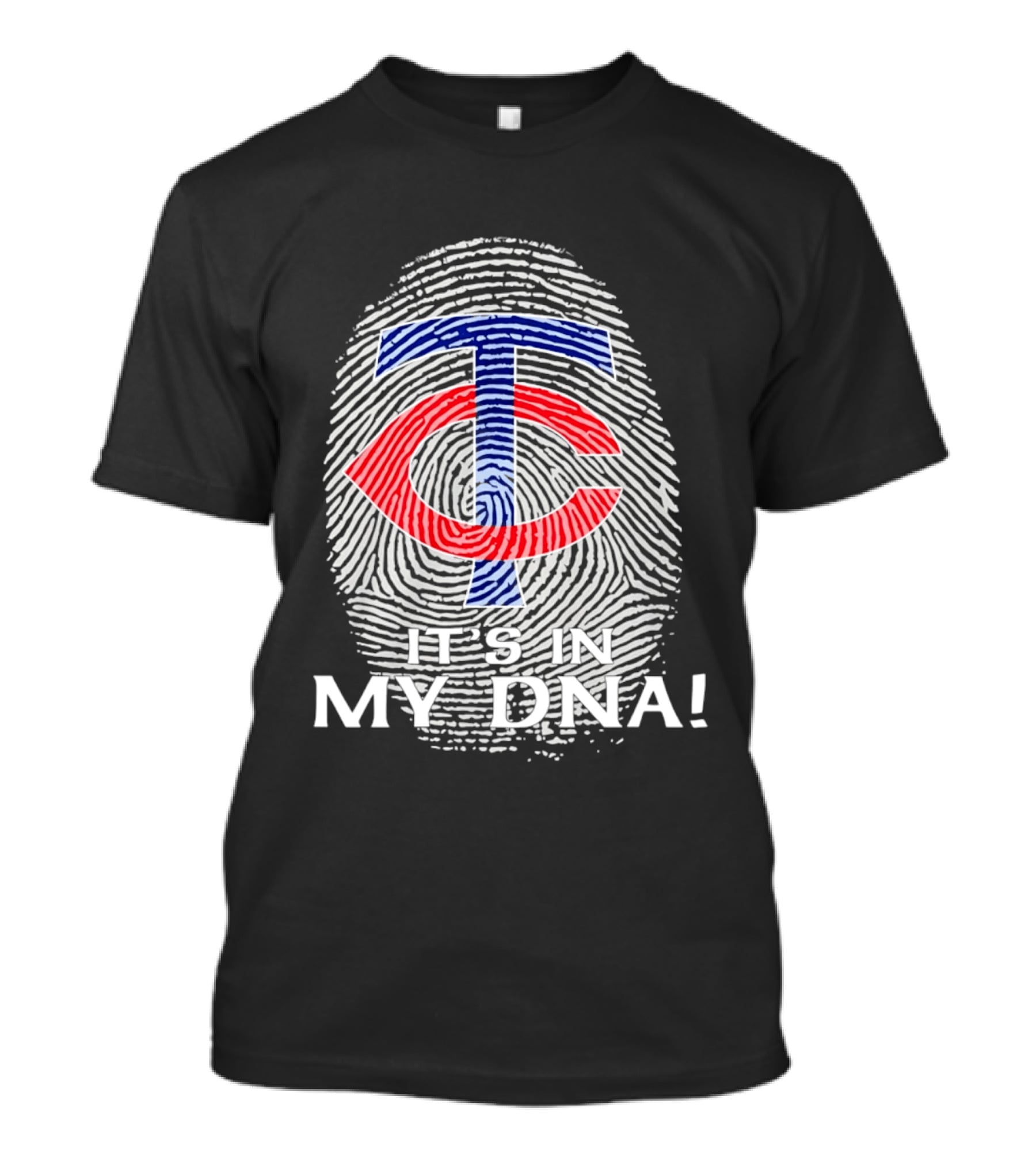 Minnesota Twins TC It's In My DNA Fingerprint T-Shirt