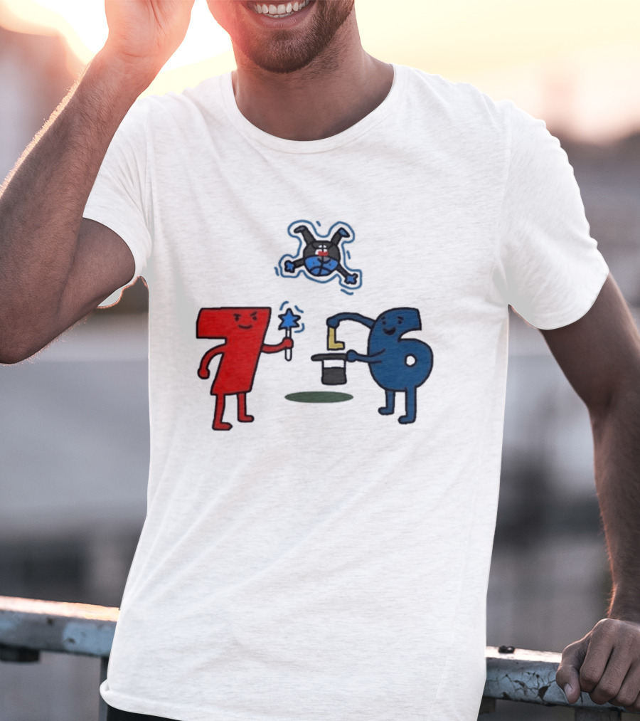Philadelphia 76ers Steal Orlando Magic Meme With 76 And Magic Wand T-Shirt