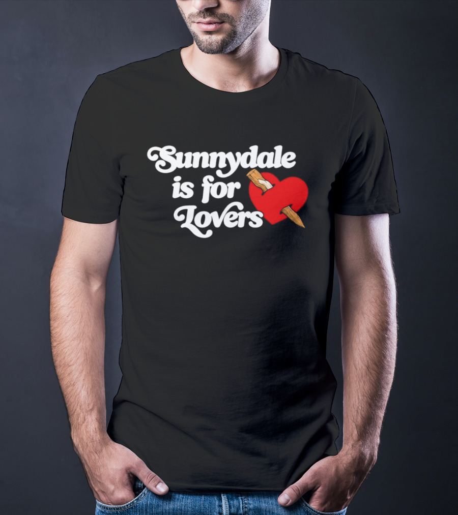 Sunnydale Is For Lovers Heart Stake Buffy Town T-Shirt