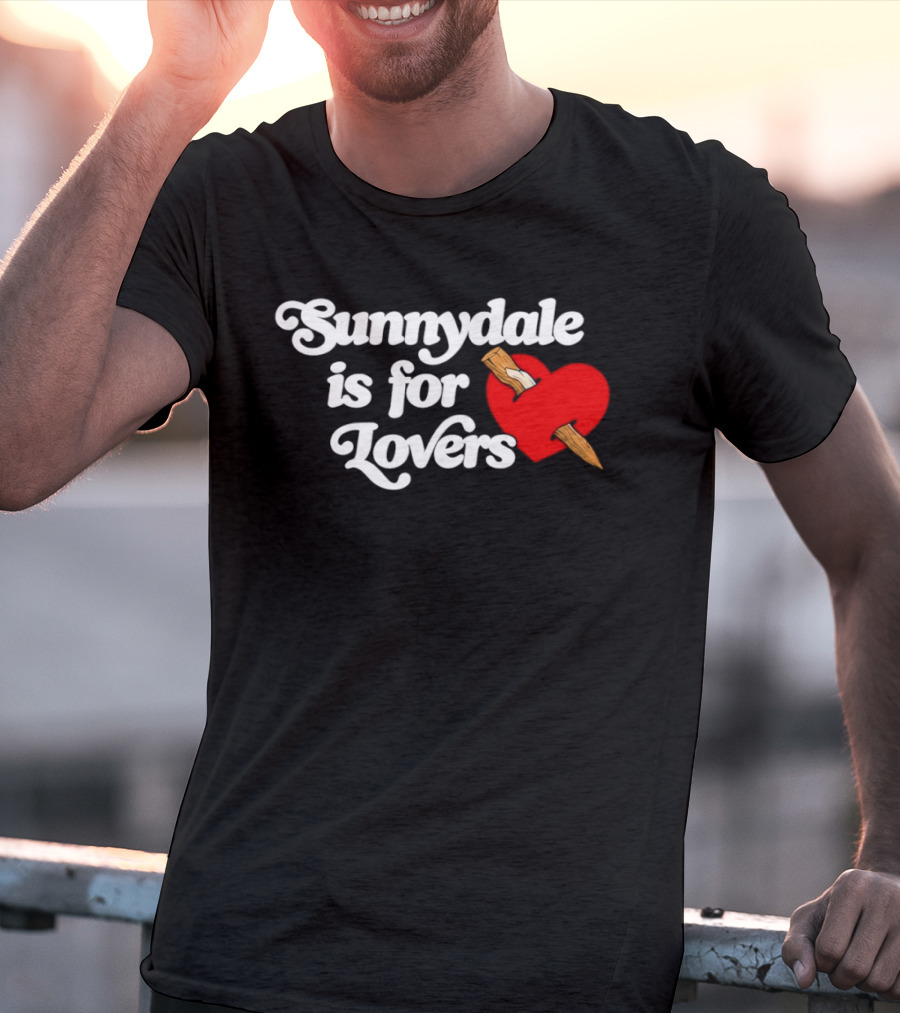 Sunnydale Is For Lovers Heart Stake Buffy Town T-Shirt