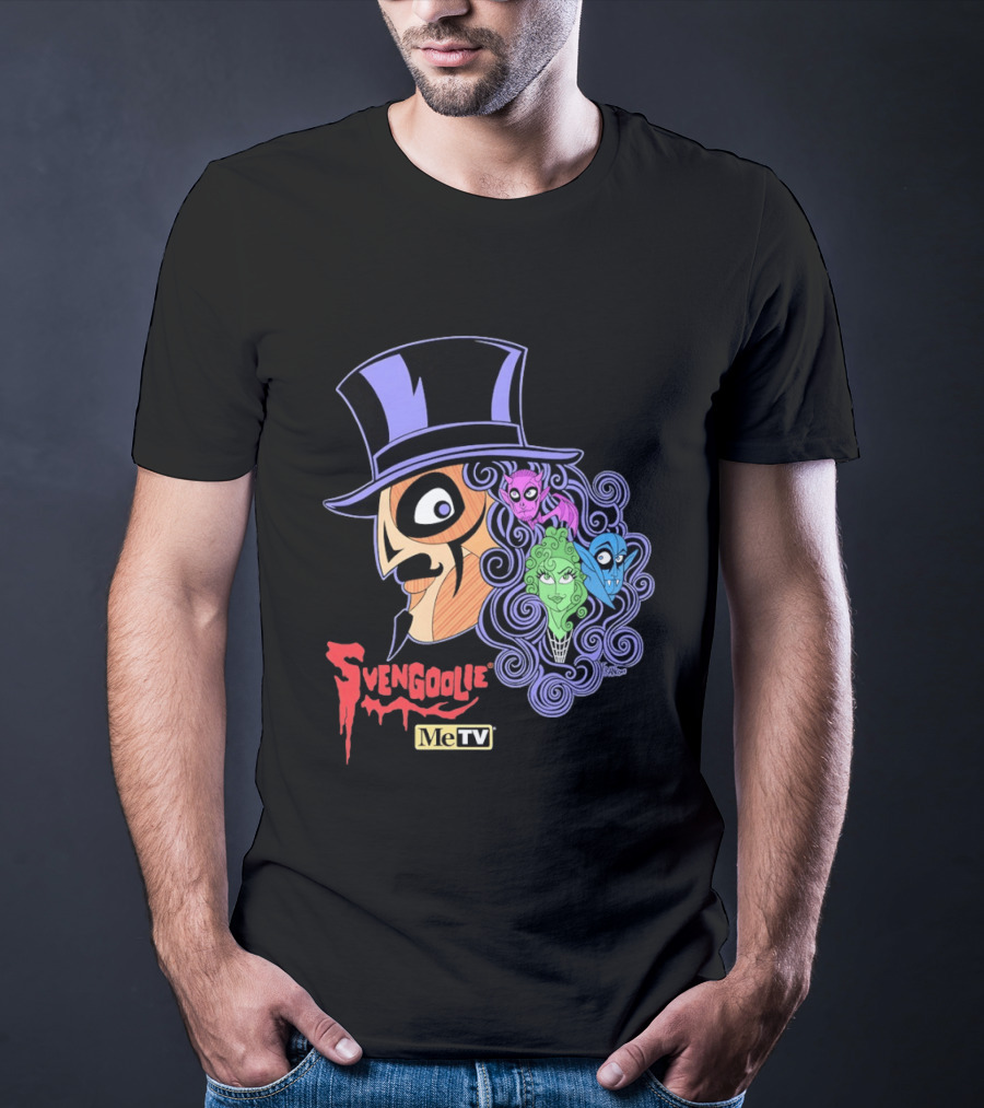 Svengoolie MeTV Horror Host Character Cartoon T-Shirt