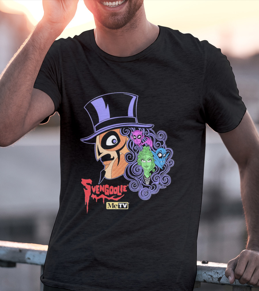 Svengoolie MeTV Horror Host Character Cartoon T-Shirt