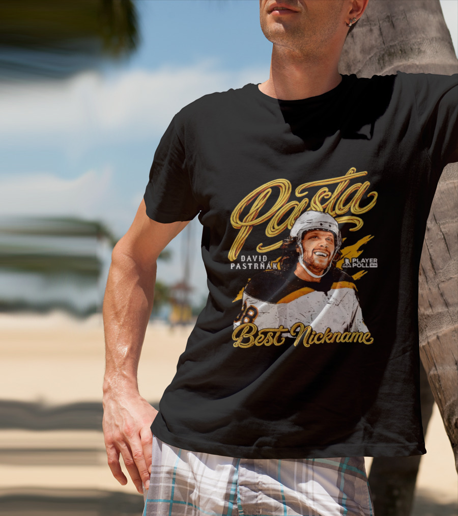 Pasta David Pastrnak Boston Best Nickname Player Profile T-Shirt