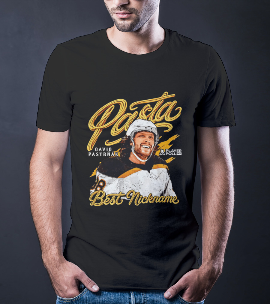 Pasta David Pastrnak Boston Best Nickname Player Profile T-Shirt