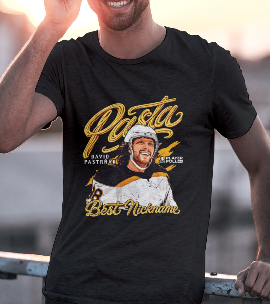 Pasta David Pastrnak Boston Best Nickname Player Profile T-Shirt