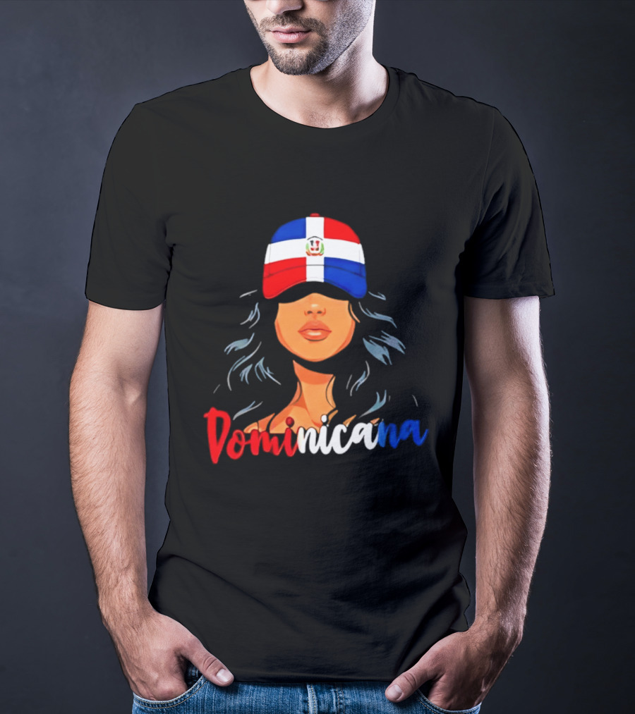 Dominicana Pride Dominican Republic Flag Latina Woman Hat T-Shirt