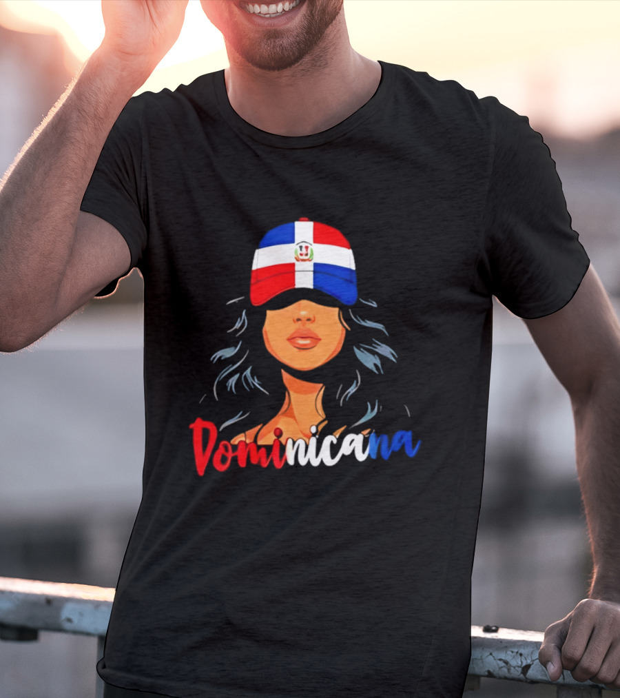 Dominicana Pride Dominican Republic Flag Latina Woman Hat T-Shirt