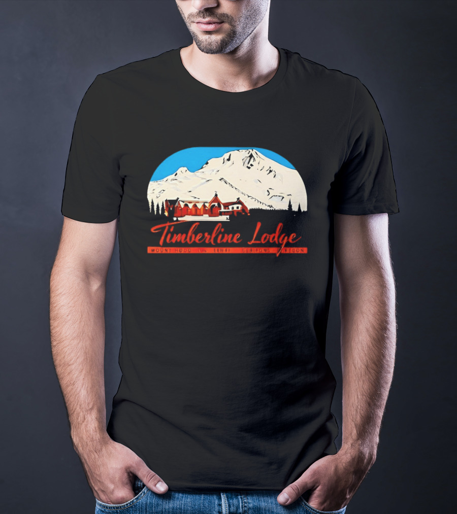 Timberline Lodge Mount Hood Ski Mountain Retreat Oregon T-Shirt