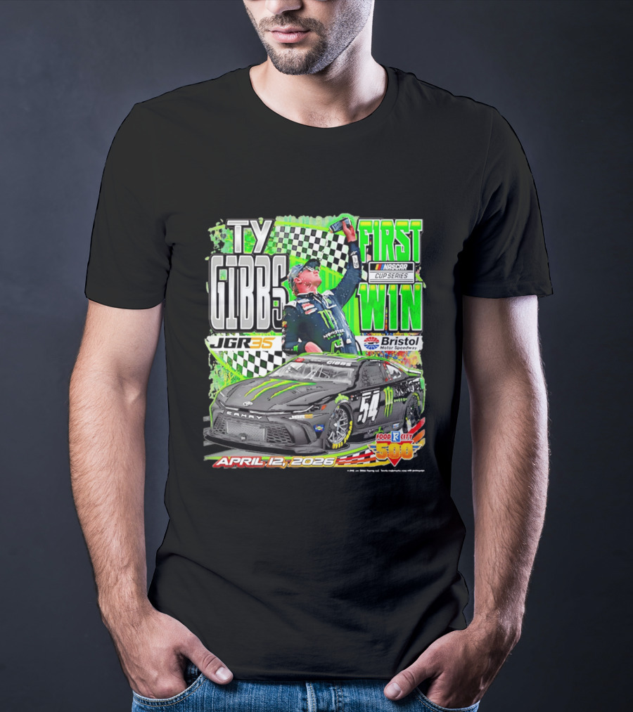 Ty Gibbs First NASCAR Cup Series Win April 12 2026 Bristol Motor Speedway T-Shirt