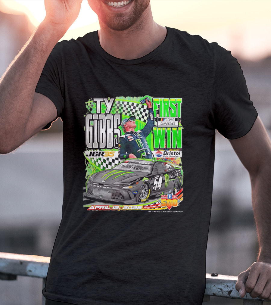 Ty Gibbs First NASCAR Cup Series Win April 12 2026 Bristol Motor Speedway T-Shirt