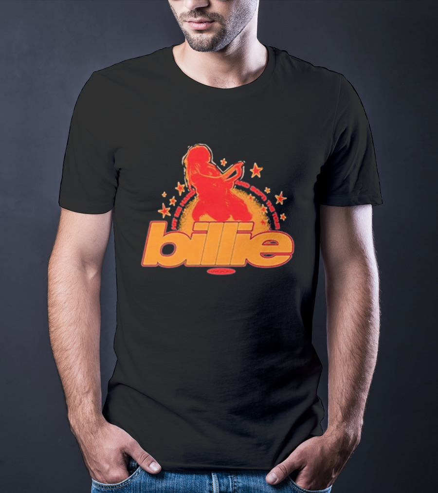 Billie Hit Me Hard And Soft The Tour Guitar Riff Ringer T-Shirt