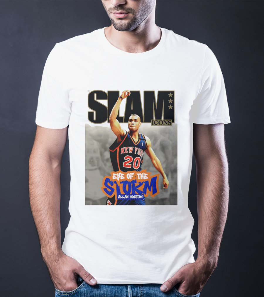 Slam Icons New York Knicks Allan Houston Eye Of The Storm T-Shirt