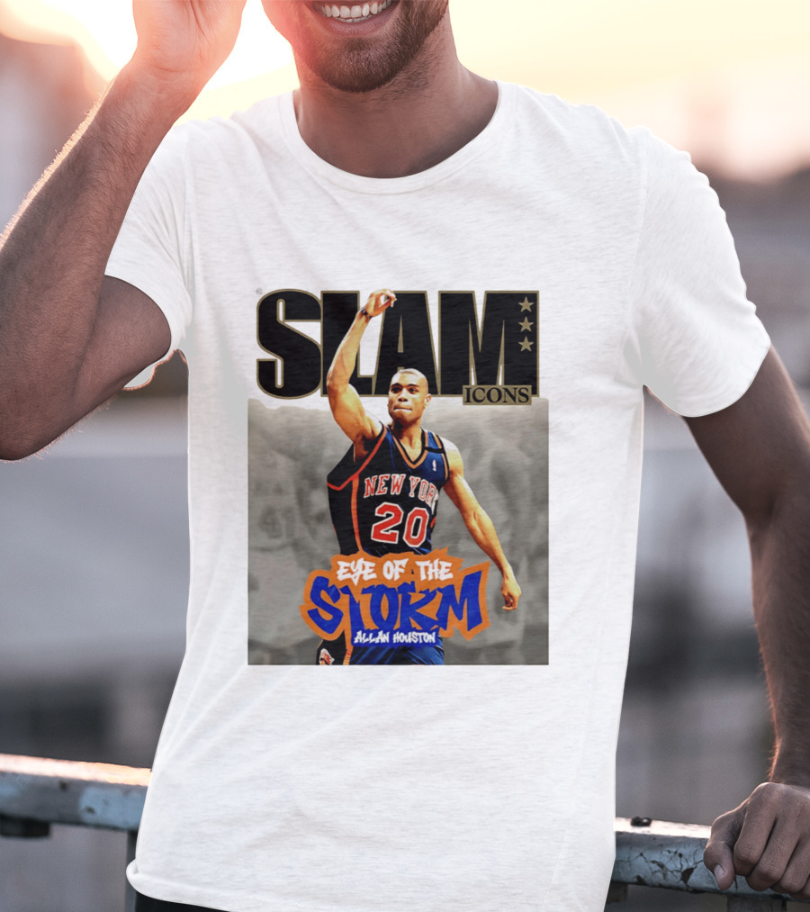 Slam Icons New York Knicks Allan Houston Eye Of The Storm T-Shirt
