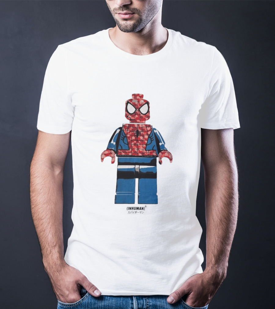 Spider Man LEGO Inhuman Figure Block T-Shirt