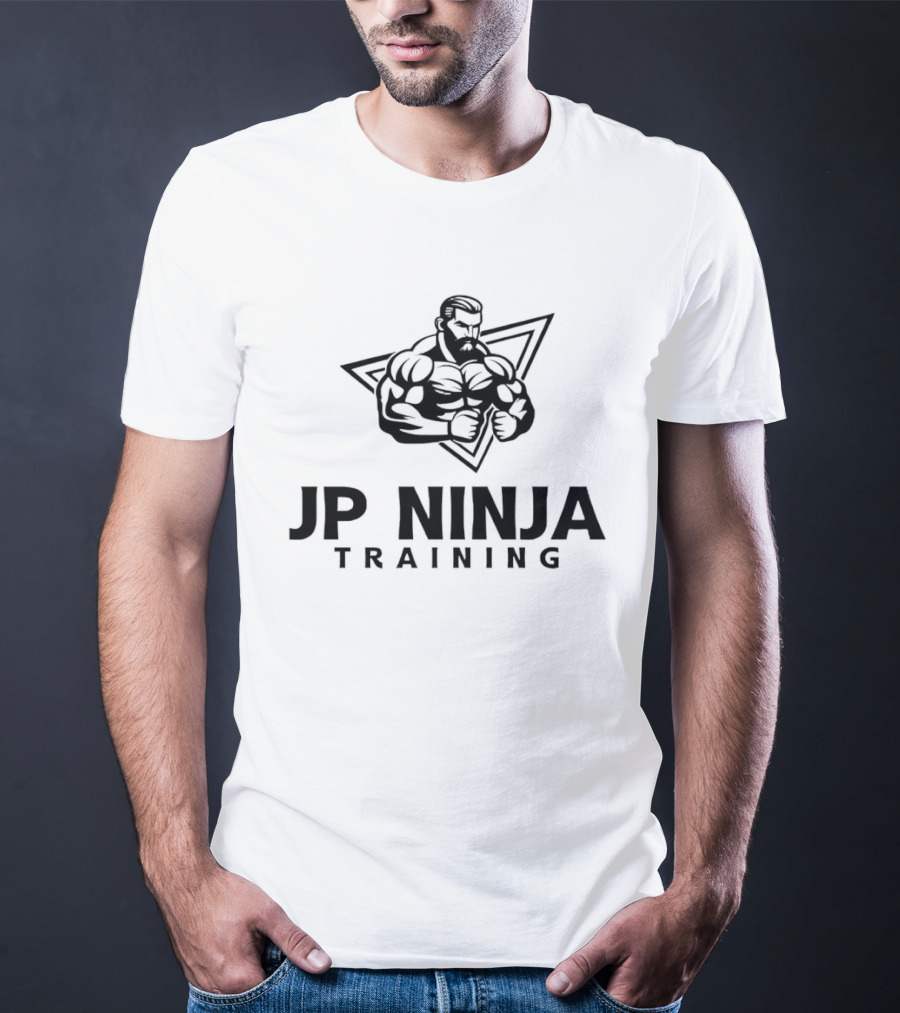 JP Ninja Training Muscle Man Triangle T-Shirt