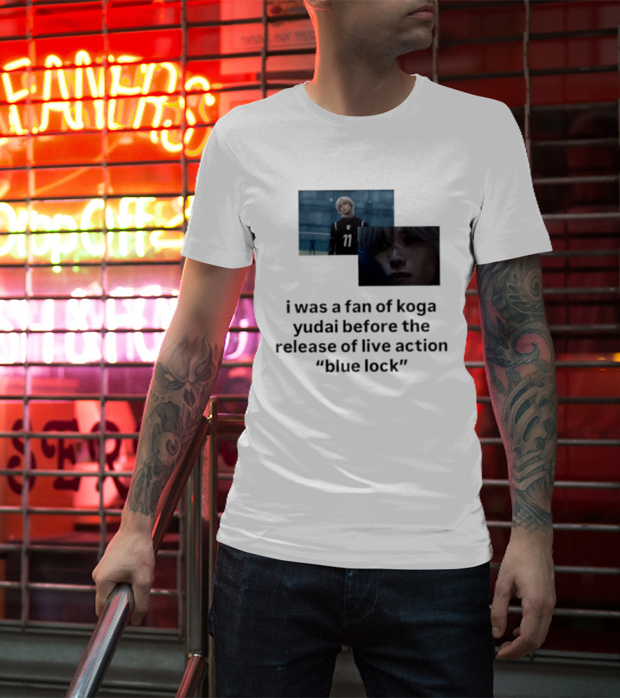 Koga Yudai Before Blue Lock Live Action Release Fan T-Shirt