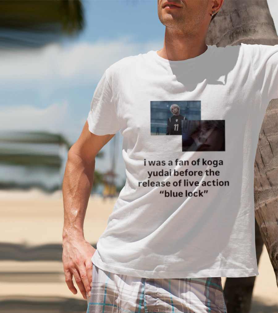Koga Yudai Before Blue Lock Live Action Release Fan T-Shirt