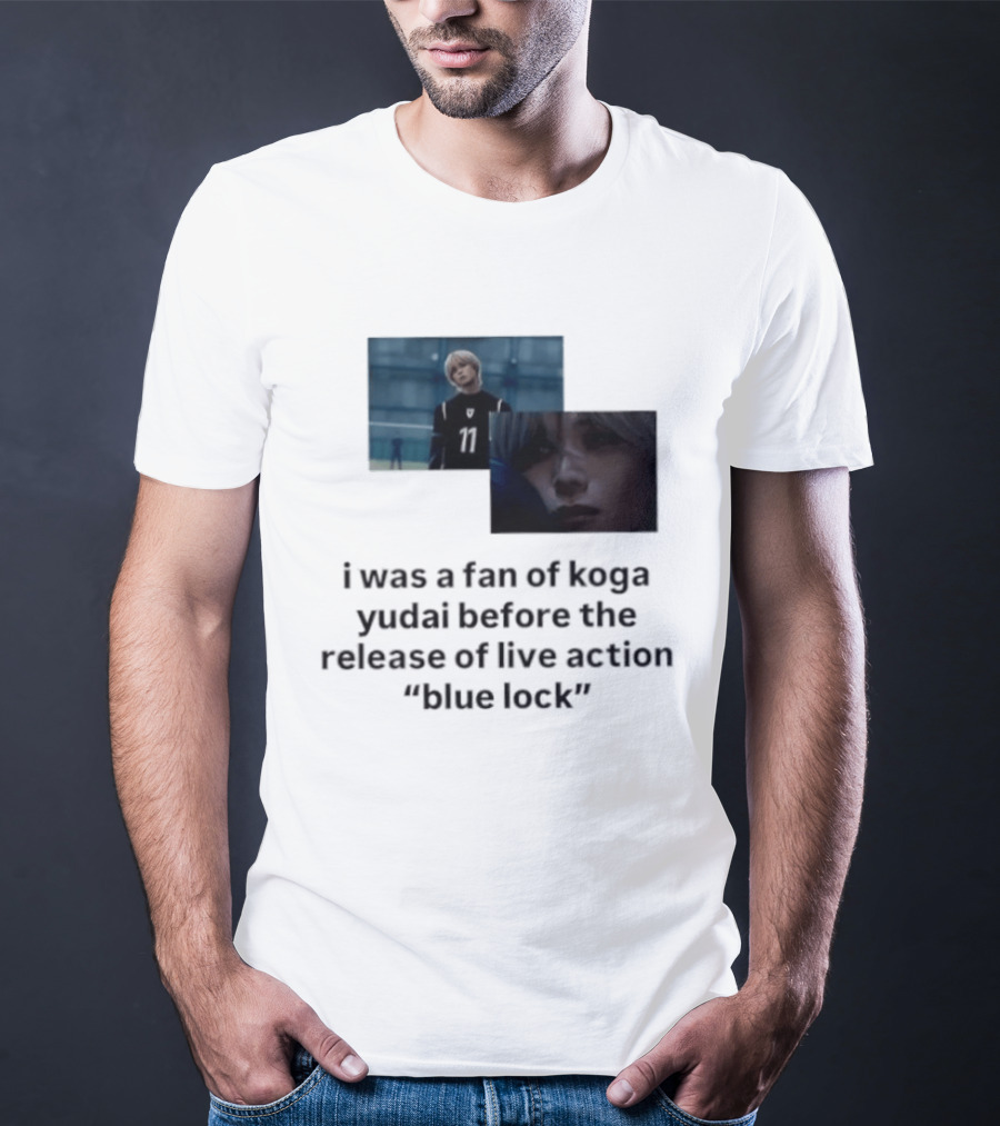 Koga Yudai Before Blue Lock Live Action Release Fan T-Shirt