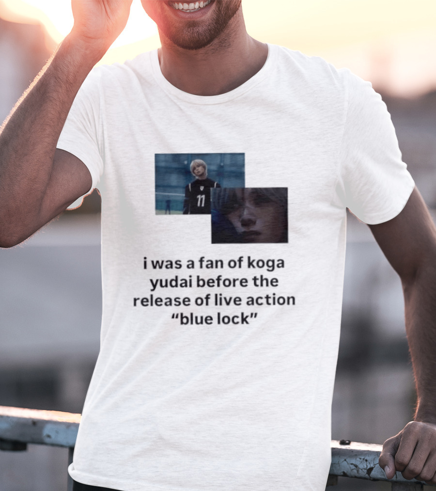 Koga Yudai Before Blue Lock Live Action Release Fan T-Shirt