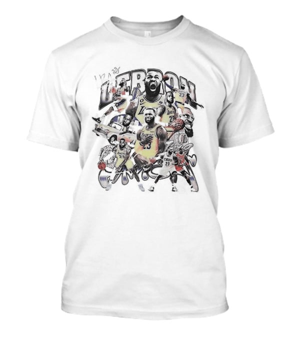 LeBron James 23 Los Angeles Lakers Iconic Moments T-Shirt