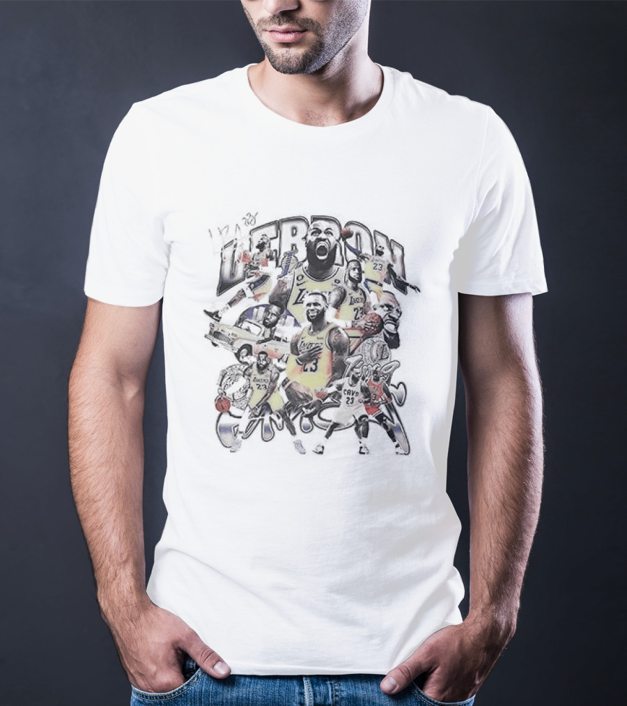 LeBron James 23 Los Angeles Lakers Iconic Moments T-Shirt