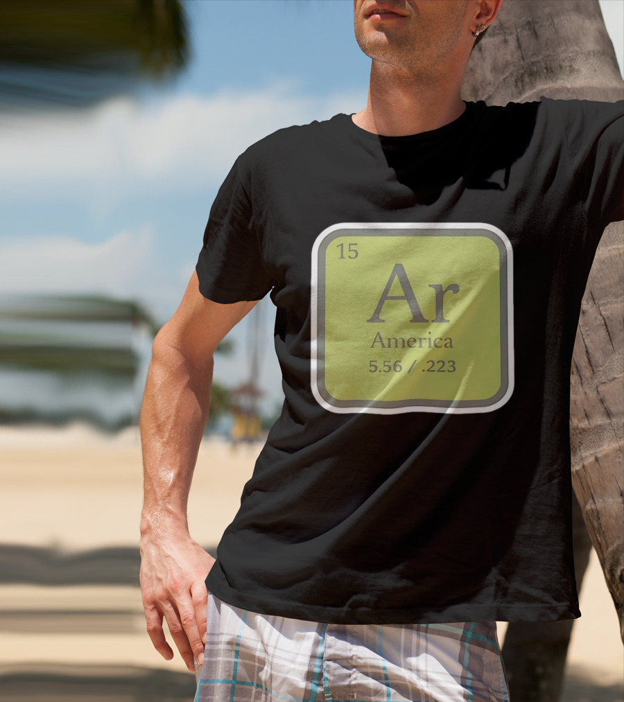 15 Ar America 5.56 .223 Ammo Element T-Shirt