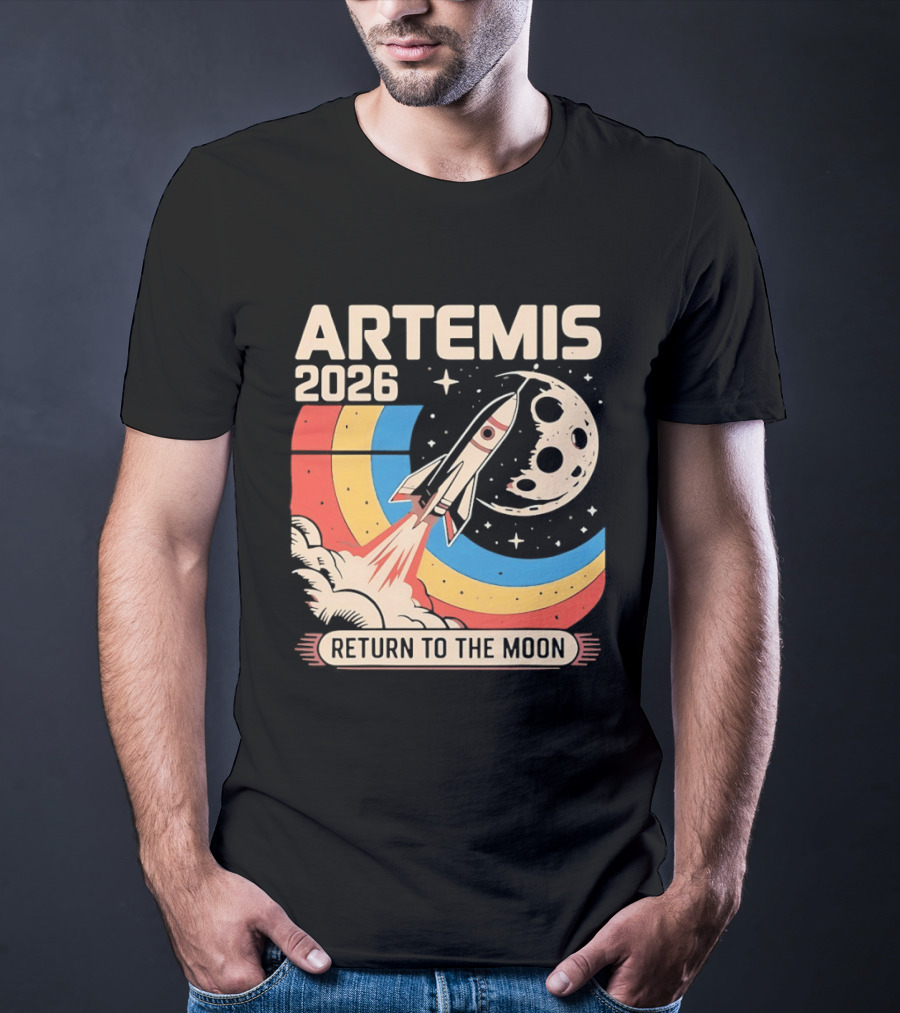 Artemis 2026 Rocket Launch Return To The Moon T-Shirt
