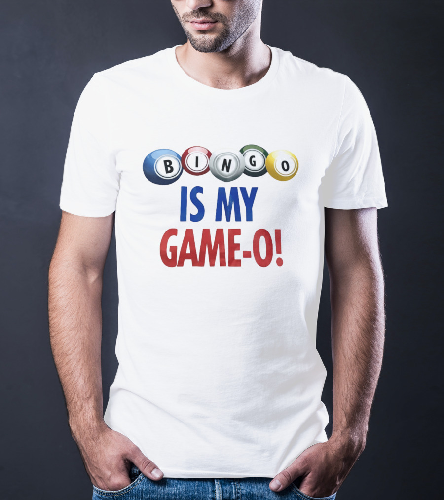 Bingo Is My Game O Billiard Balls Fun Playful T-Shirt