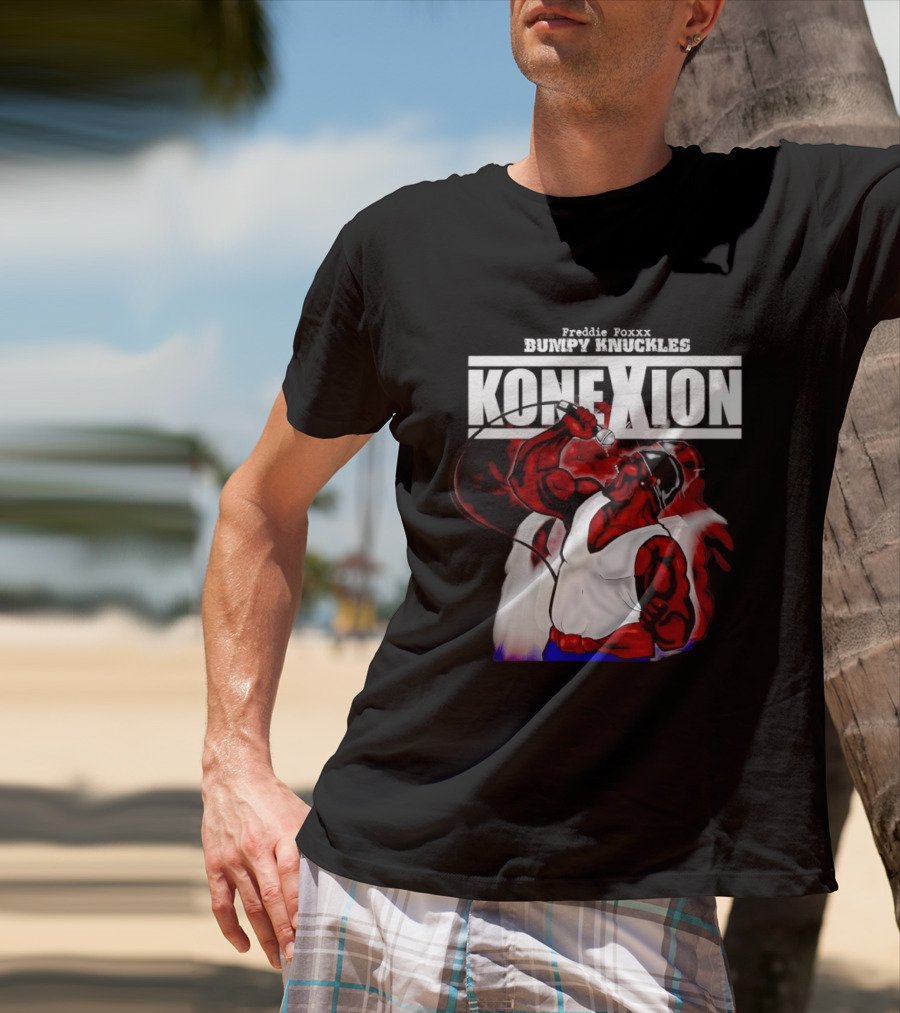 Freddie Foxxx Bumpy Knuckles Hip Hop Konexion Microphone Power T-Shirt