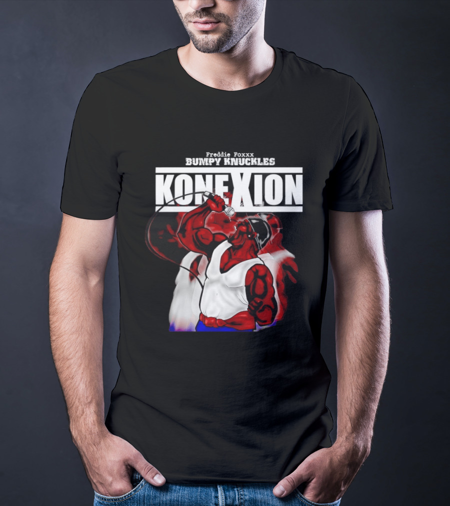 Freddie Foxxx Bumpy Knuckles Hip Hop Konexion Microphone Power T-Shirt
