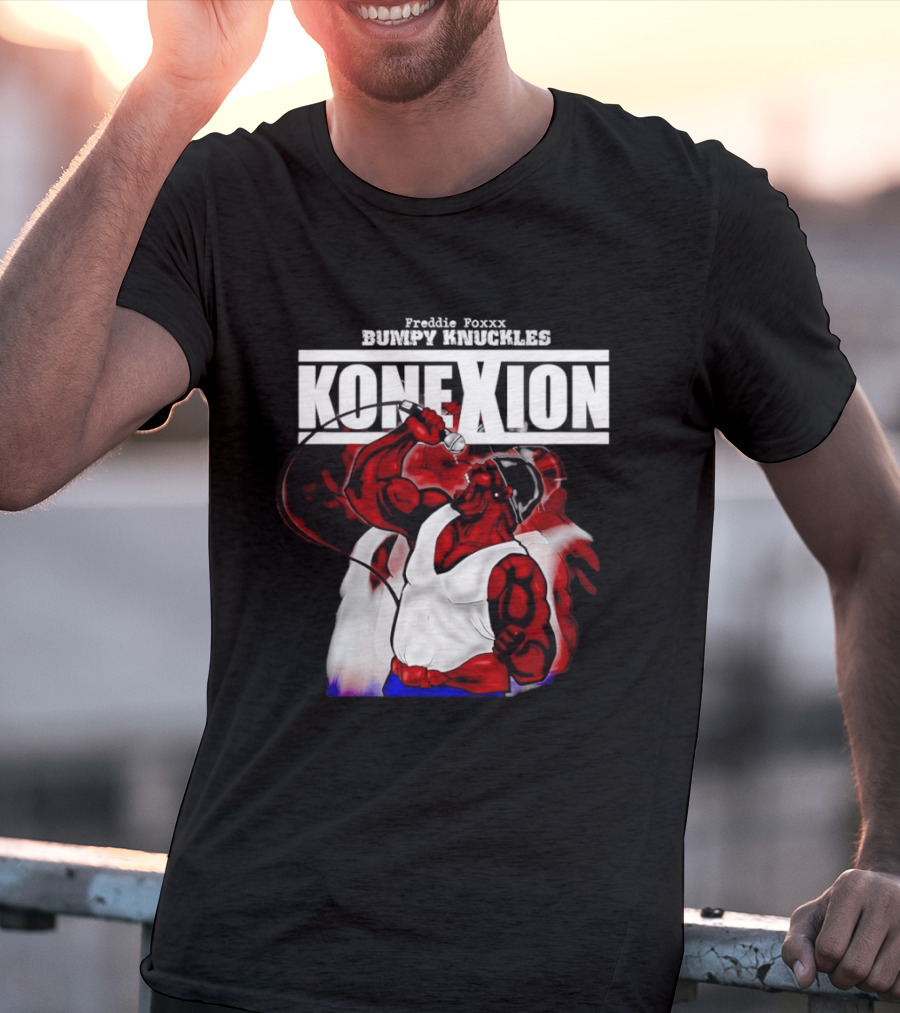Freddie Foxxx Bumpy Knuckles Hip Hop Konexion Microphone Power T-Shirt