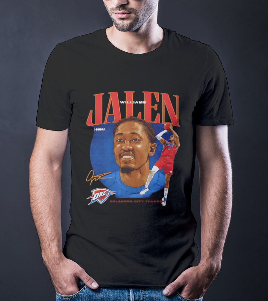 Jalen Williams Oklahoma City Thunder NBA OKC T-Shirt